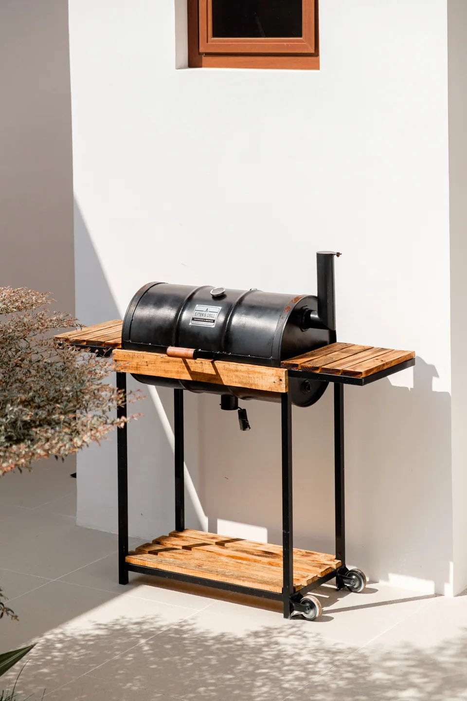 Outdoor barbecue grill station available for guests at The Kasiden Private Resort in Alfonso, Cavite.